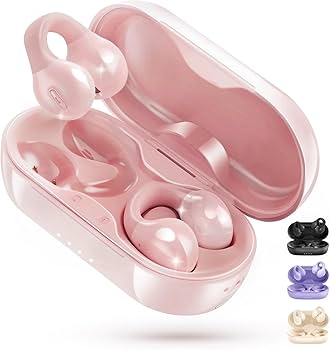 Amazon.co.jp: King Lucky イヤーカフ型ワイヤレスイヤホン｜オープン